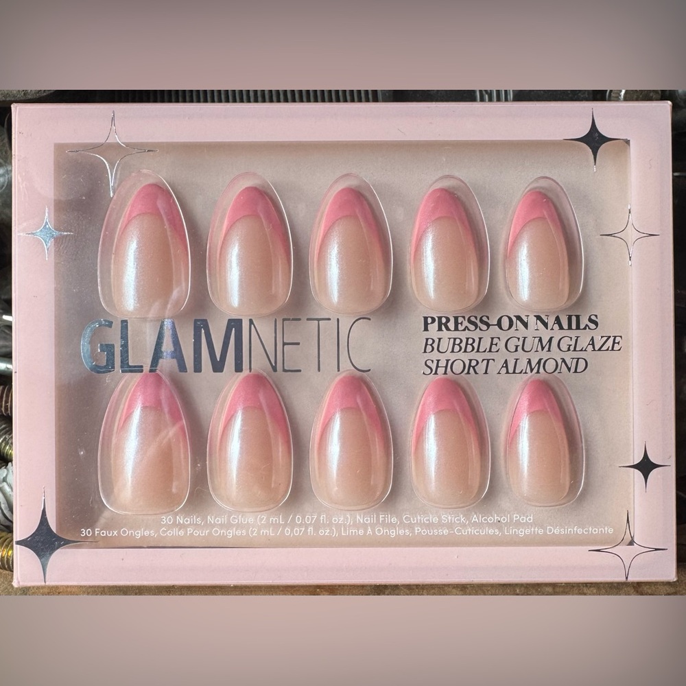 Glamnetic "Bubble Gum Glaze" Press-On Nails